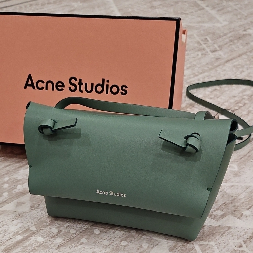 Acne Studios Sage Green Crossbody Bag